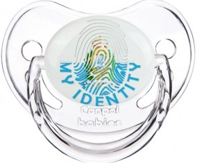 Empreinte My Identity Saint Marin Sucette Physiologique Transparent classique