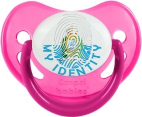 Empreinte My Identity Saint Marin Sucette Physiologique Rose phosphorescente