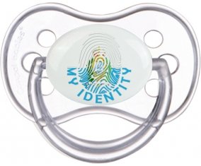 Empreinte My Identity Saint Marin Tétine Anatomique Transparente classique