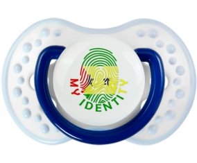 Empreinte My Identity Sao Tomé et Principe Sucette LOVI Dynamic Marine-blanc-bleu classique