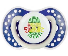 Empreinte My Identity Sao Tomé et Principe Sucette LOVI Dynamic Bleu-marine phosphorescente