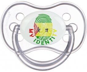 Empreinte My Identity Sao Tomé et Principe Sucette Anatomique Transparente classique