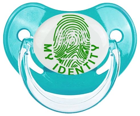 Empreinte My Identity Arabie Saoudite Tétine Physiologique Bleue classique