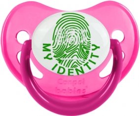 Empreinte My Identity Arabie Saoudite Tétine Physiologique Rose phosphorescente