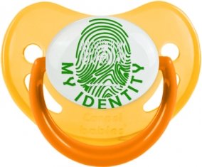 Empreinte My Identity Arabie Saoudite Tétine Physiologique Jaune phosphorescente