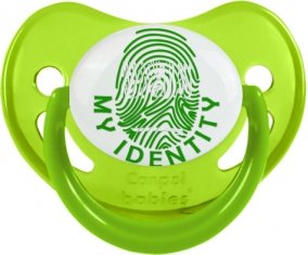 Empreinte My Identity Arabie Saoudite Tétine Physiologique Vert phosphorescente