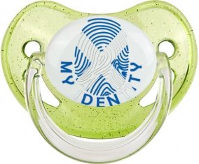 Empreinte My Identity Écosse Sucete Physiologique Vert à paillette