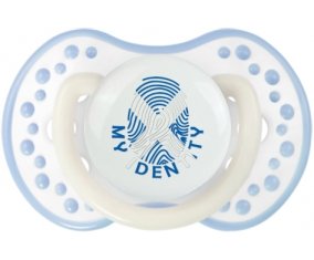 Empreinte My Identity Écosse Tétine LOVI Dynamic Blanc-cyan classique