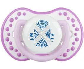 Empreinte My Identity Écosse Tétine LOVI Dynamic Blanc-mauve classique