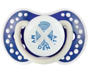 Empreinte My Identity Écosse Tétine LOVI Dynamic Bleu-marine phosphorescente