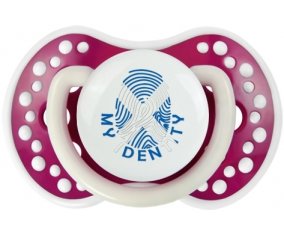 Empreinte My Identity Écosse Tétine LOVI Dynamic Fuchsia phosphorescente