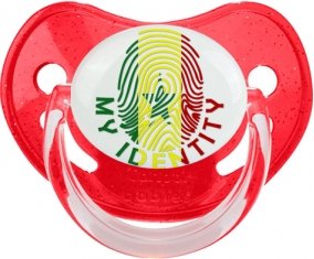 Empreinte My Identity Sénégal Sucette Physiologique Rouge à paillette