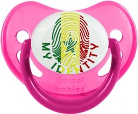 Empreinte My Identity Sénégal Sucette Physiologique Rose phosphorescente