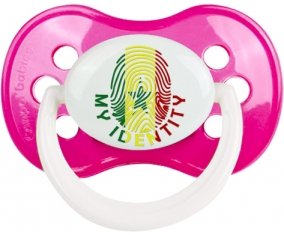 Empreinte My Identity Sénégal Tétine Anatomique Rose foncé classique