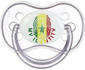 Empreinte My Identity Sénégal Tétine Anatomique Transparente classique