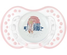 Empreinte My Identity Serbie Sucette LOVI Dynamic Retro-blanc-rose-tendre classique