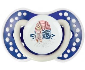Empreinte My Identity Serbie Sucette LOVI Dynamic Bleu-marine phosphorescente