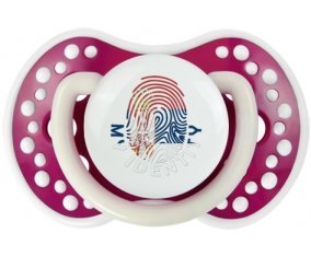 Empreinte My Identity Serbie Sucette LOVI Dynamic Fuchsia phosphorescente