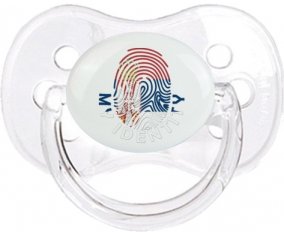 Empreinte My Identity Serbie Tétine Cerise Transparent classique