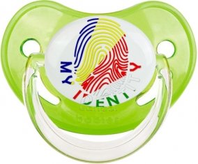 Empreinte My Identity les Seychelles Tétine Physiologique Vert classique
