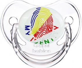 Empreinte My Identity les Seychelles Tétine Physiologique Transparent classique