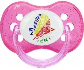Empreinte My Identity les Seychelles Sucete Cerise Rose à paillette