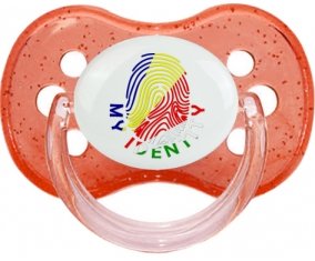 Empreinte My Identity les Seychelles Sucete Cerise Rouge à paillette