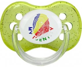 Empreinte My Identity les Seychelles Sucete Cerise Vert à paillette