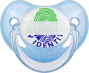 Empreinte My Identity Sierra Leone Sucete Physiologique Bleue à paillette