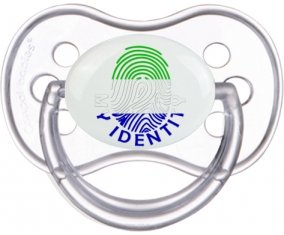 Empreinte My Identity Sierra Leone Sucette Anatomique Transparente classique