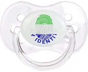 Empreinte My Identity Sierra Leone Sucette Cerise Transparent classique