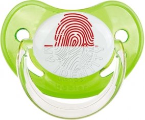 Empreinte My Identity Singapour Sucette Physiologique Vert classique