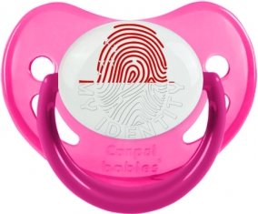 Empreinte My Identity Singapour Sucette Physiologique Rose phosphorescente
