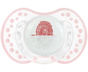 Empreinte My Identity Singapour Sucette LOVI Dynamic Retro-blanc-rose-tendre classique
