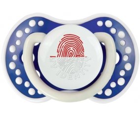 Empreinte My Identity Singapour Sucette LOVI Dynamic Bleu-marine phosphorescente