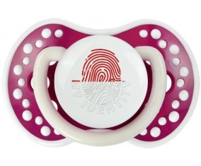 Empreinte My Identity Singapour Sucette LOVI Dynamic Fuchsia phosphorescente