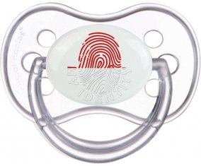 Empreinte My Identity Singapour Tétine Anatomique Transparente classique