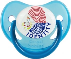 Empreinte My Identity Sint Maarten Sucette Physiologique Bleue phosphorescente