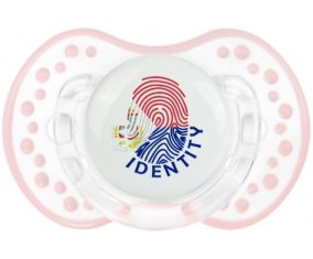 Empreinte My Identity Sint Maarten Sucette LOVI Dynamic Retro-blanc-rose-tendre classique