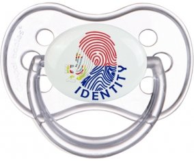 Empreinte My Identity Sint Maarten Sucette Anatomique Transparente classique