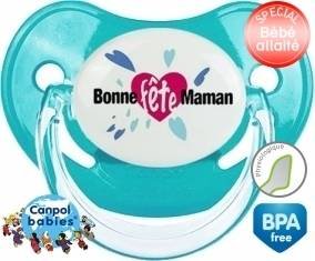 Tetine Bonne fête maman style16 embout Physiologique personnalisée