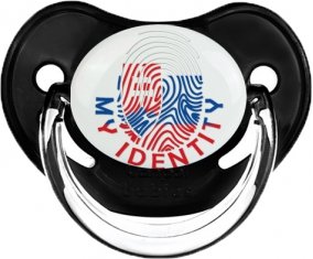 Empreinte My Identity Slovaquie Tétine Physiologique Noir classique