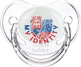 Empreinte My Identity Slovaquie Tétine Physiologique Transparent classique