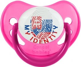 Empreinte My Identity Slovaquie Tétine Physiologique Rose phosphorescente