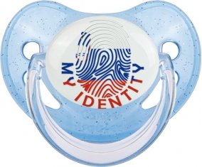 Empreinte My Identity Slovénie Sucete Physiologique Bleue à paillette