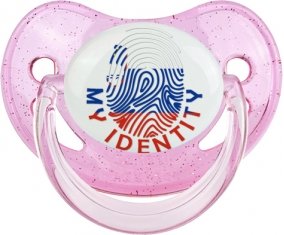 Empreinte My Identity Slovénie Sucete Physiologique Rose à paillette