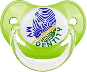 Empreinte My Identity îles Salomon Sucette Physiologique Vert classique