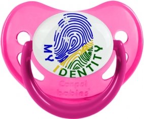 Empreinte My Identity îles Salomon Sucette Physiologique Rose phosphorescente