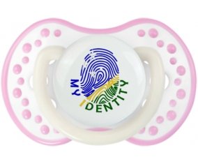 Empreinte My Identity îles Salomon Sucette LOVI Dynamic Blanc-rose phosphorescente