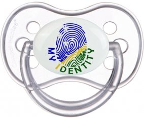 Empreinte My Identity îles Salomon Tétine Anatomique Transparente classique